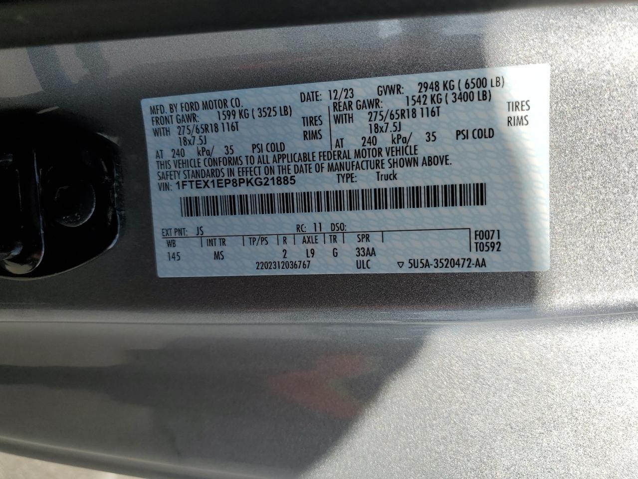 2023 FORD F-150