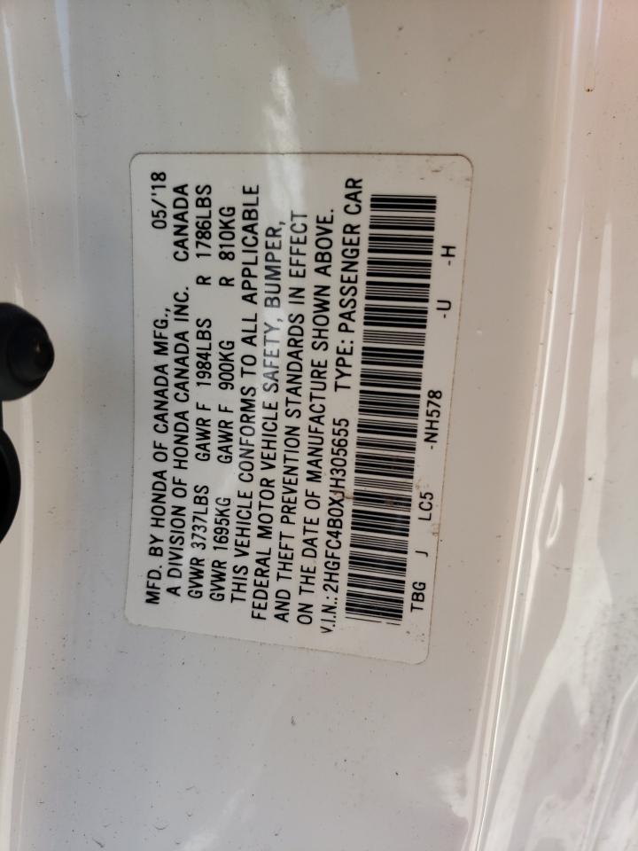 2018 HONDA CIVIC
