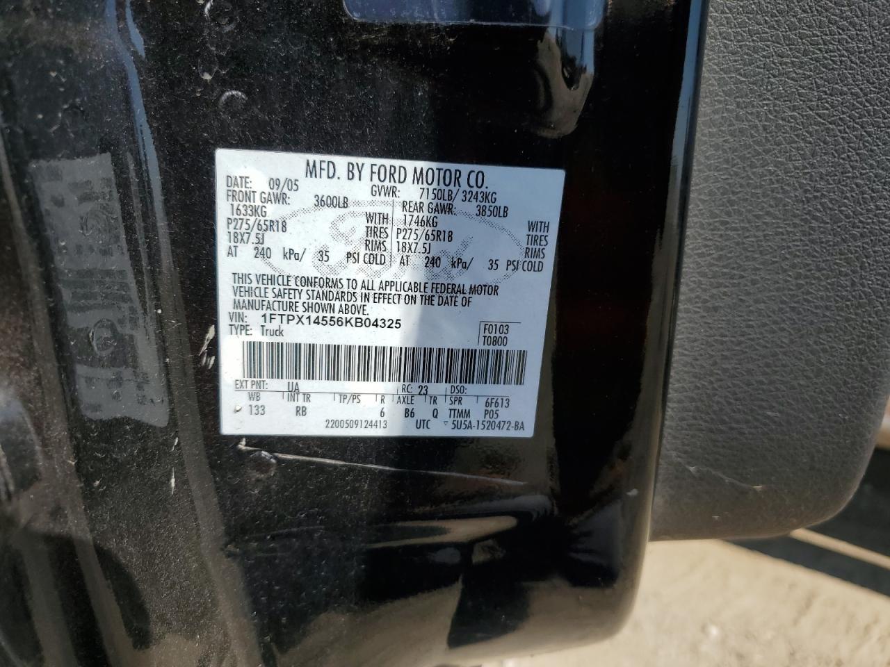 2006 FORD F-150 Lightning