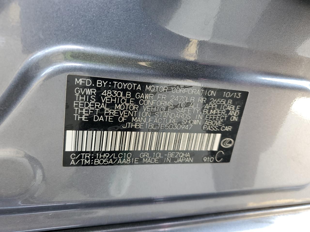 2014 LEXUS Gs