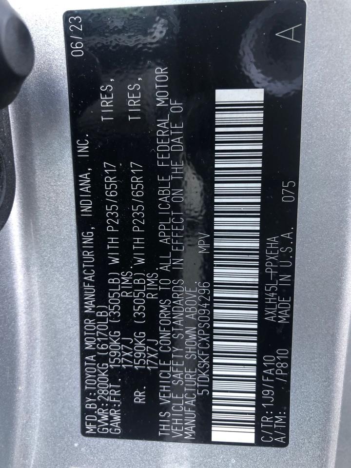 2023 TOYOTA SIENNA