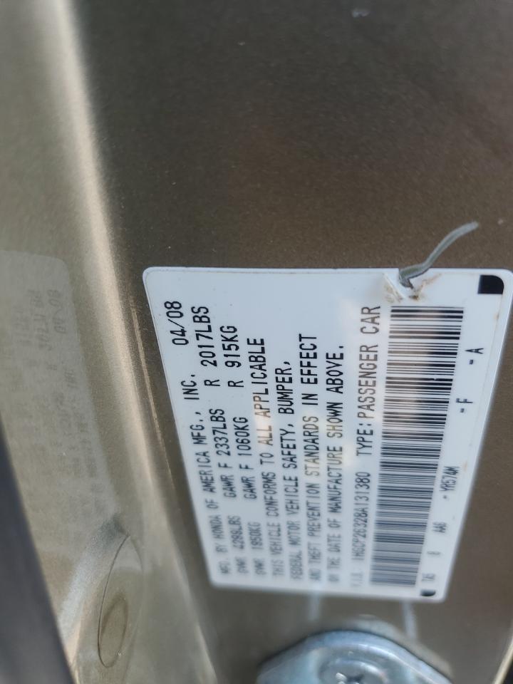 2008 HONDA ACCORD