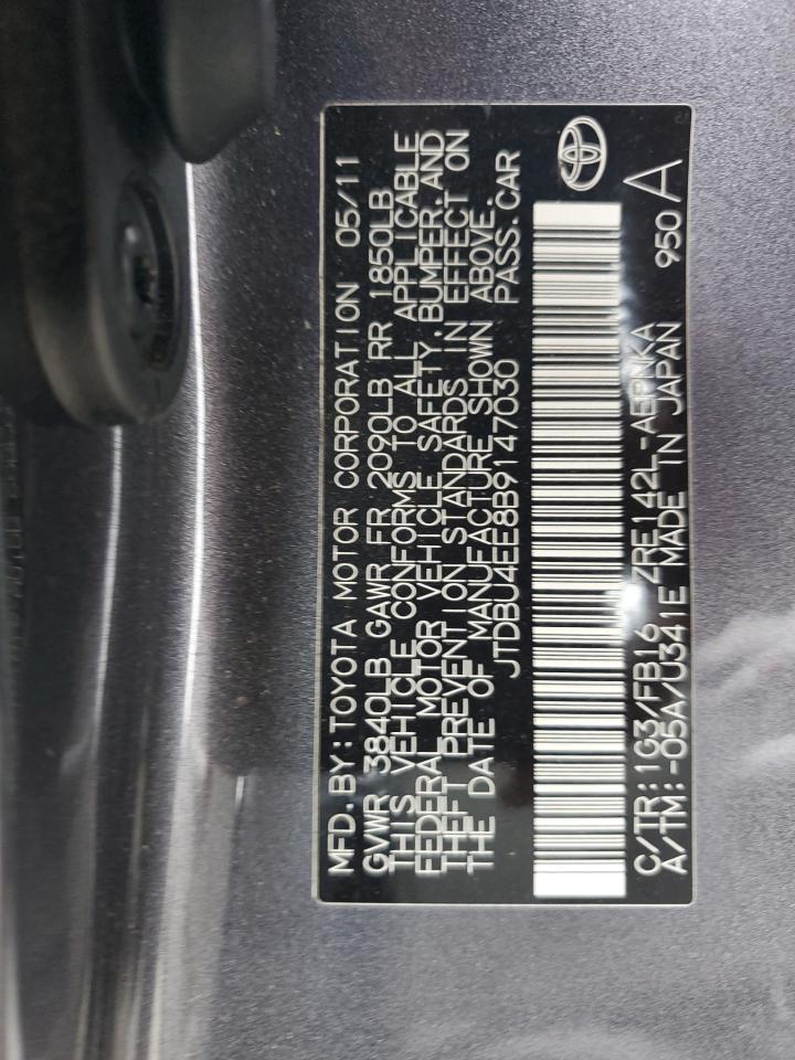 2011 TOYOTA COROLLA