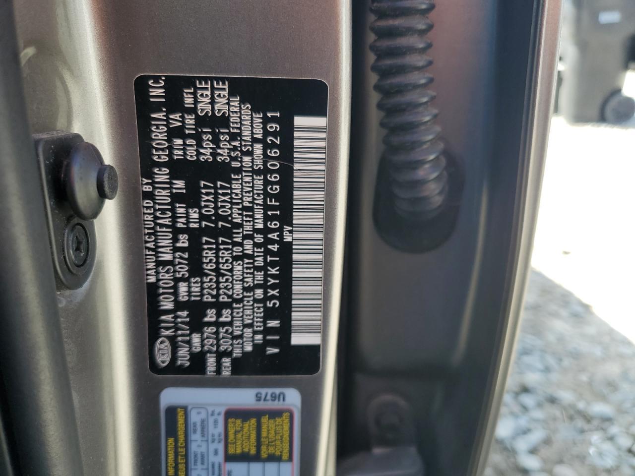 2015 KIA SORENTO