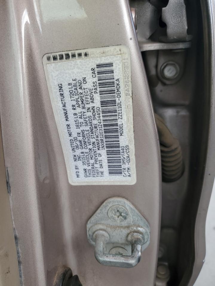 2001 TOYOTA COROLLA
