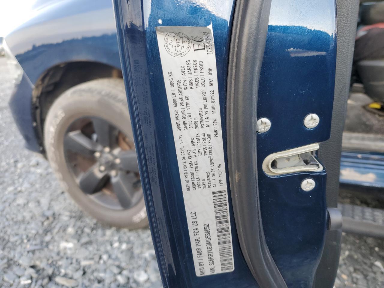 2021 RAM 1500