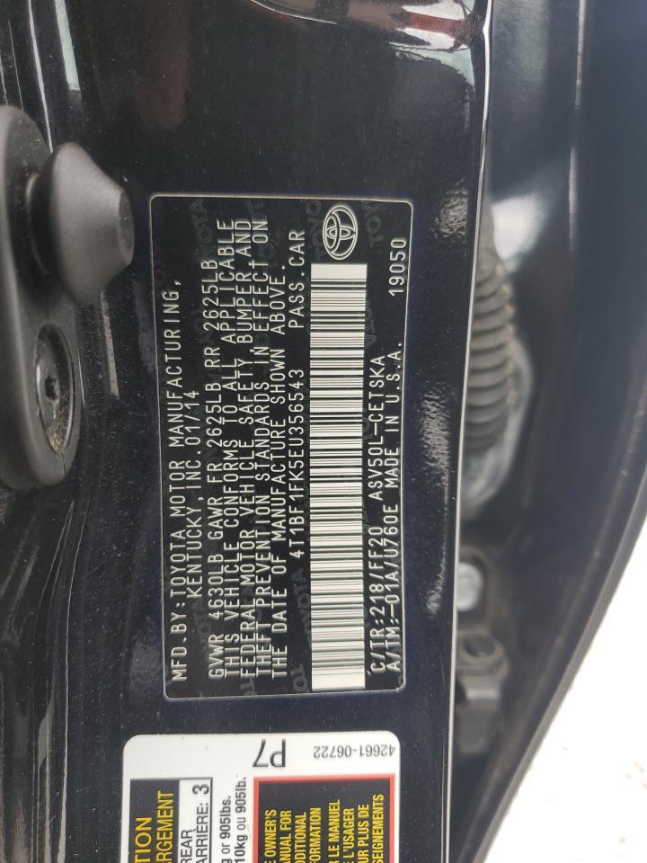 2014 TOYOTA CAMRY