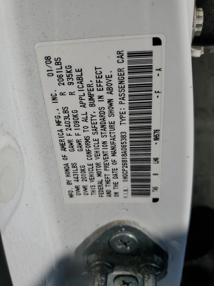 2008 HONDA ACCORD
