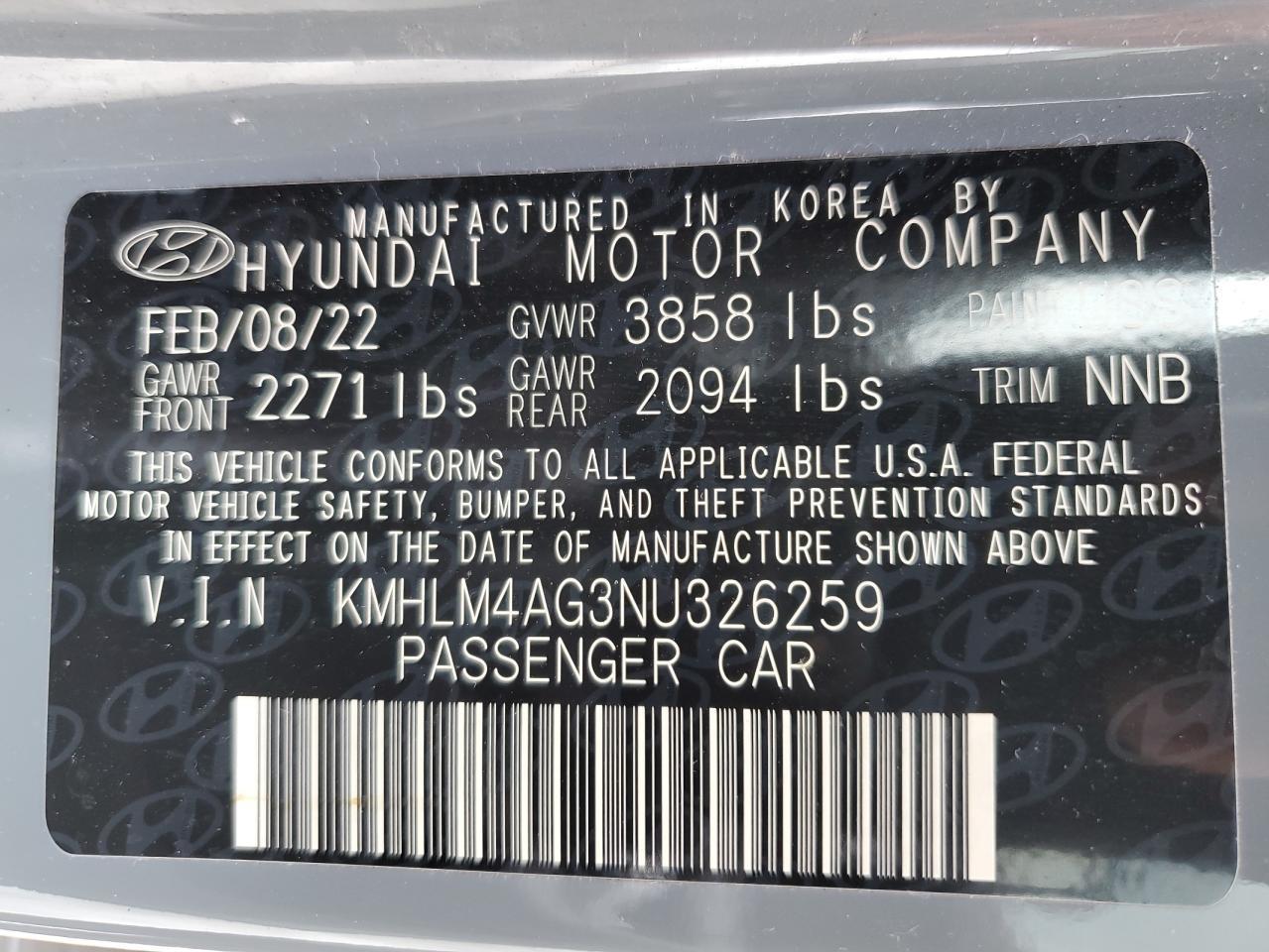 2022 HYUNDAI ELANTRA