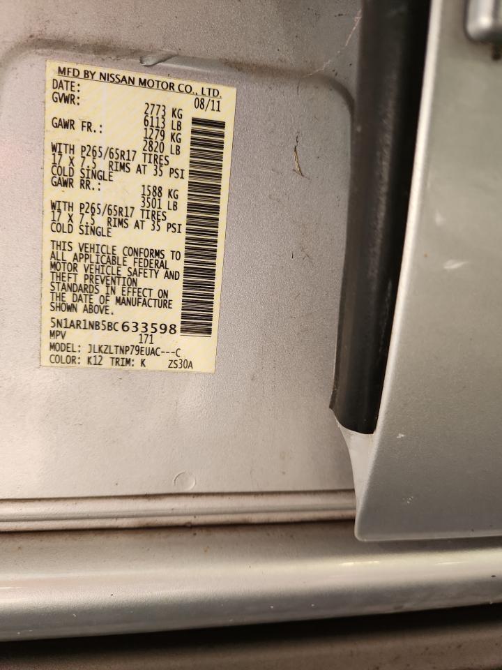 2011 NISSAN PATHFINDER