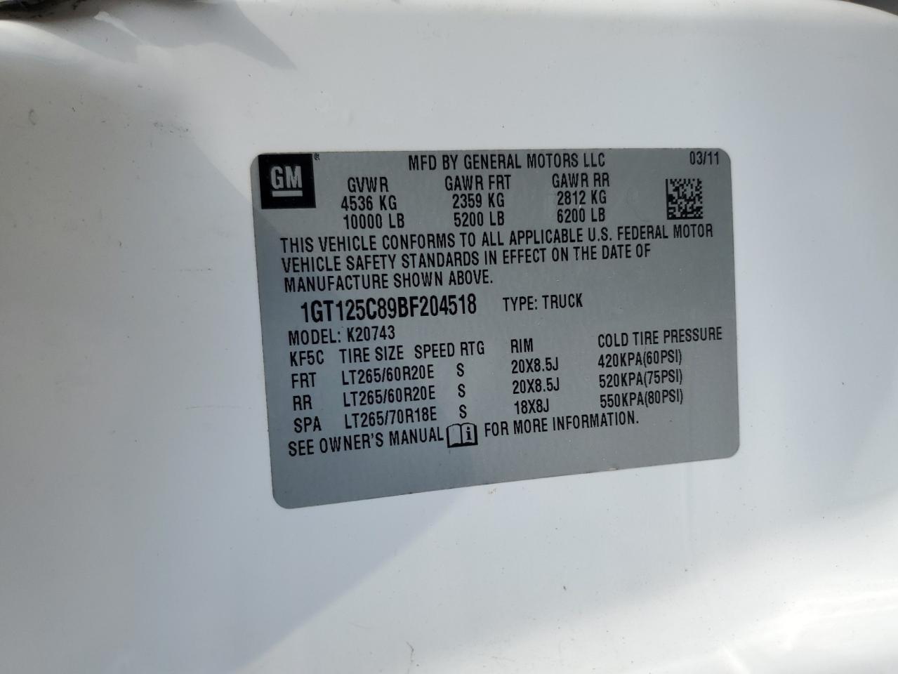2011 GMC Sierra