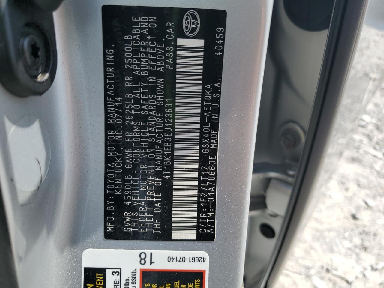 2014 TOYOTA Avalon