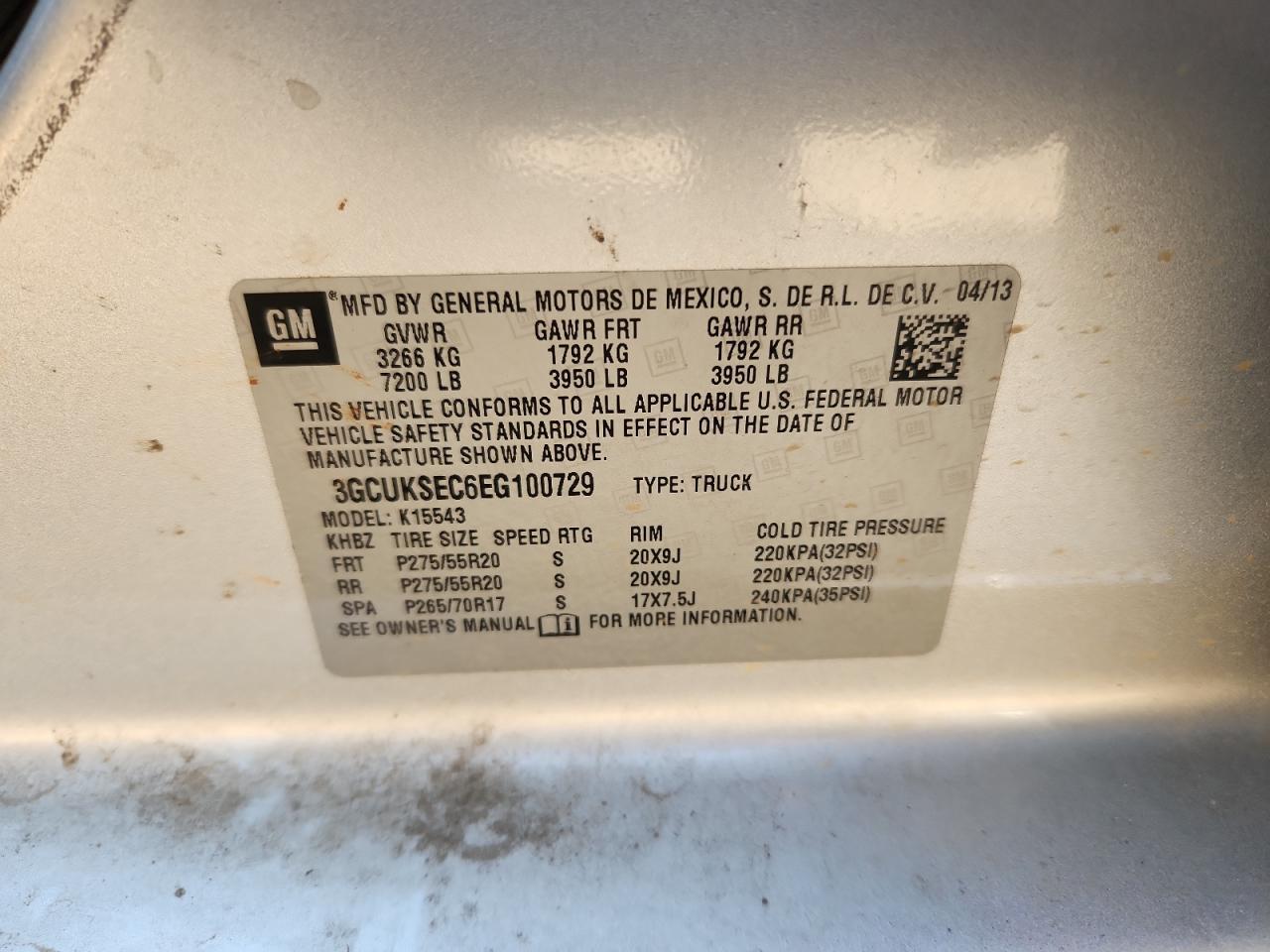 2014 CHEVROLET Silverado