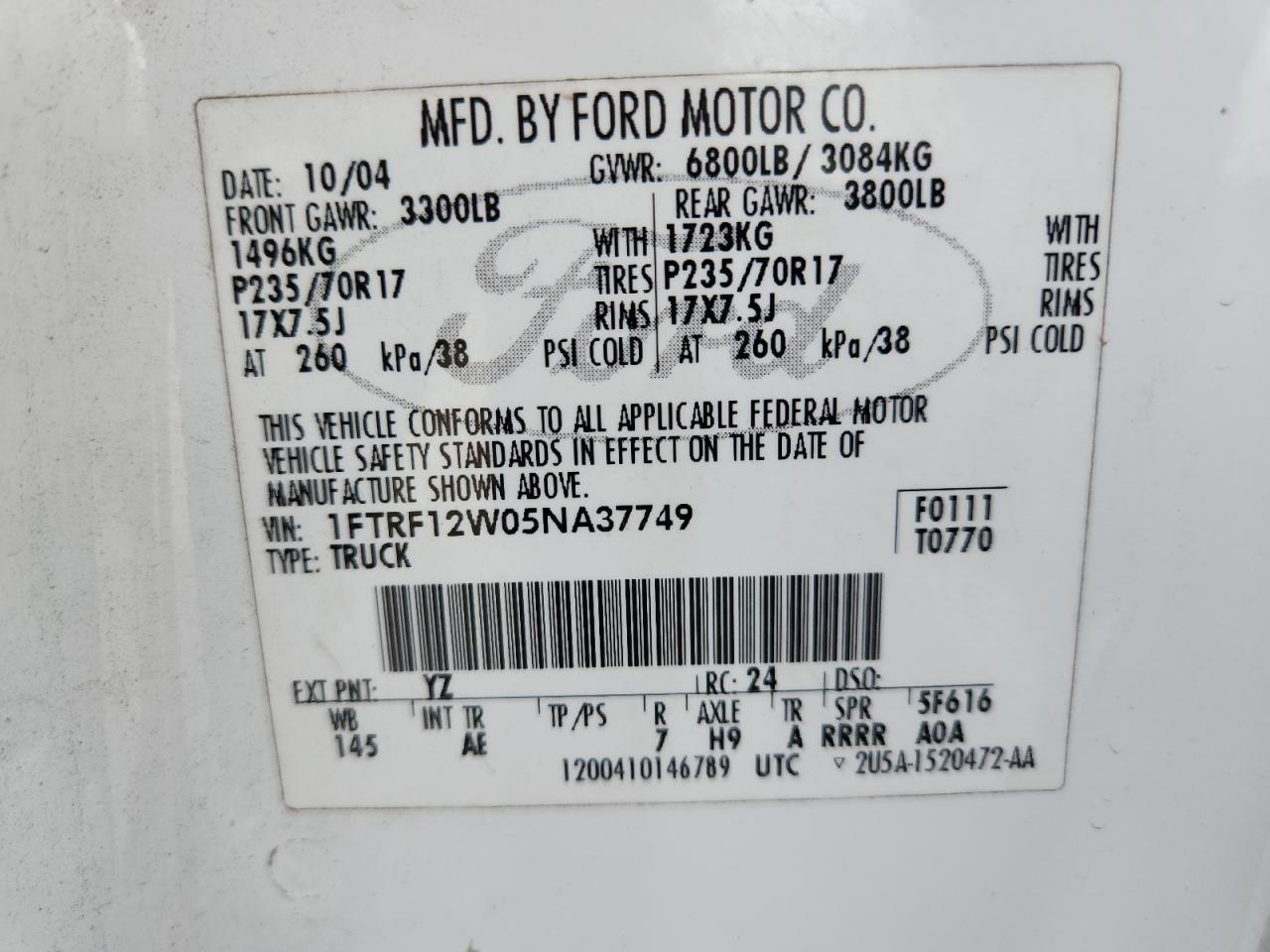 2006 FORD F-150