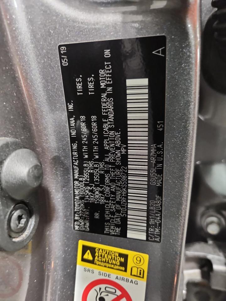 2019 TOYOTA HIGHLANDER