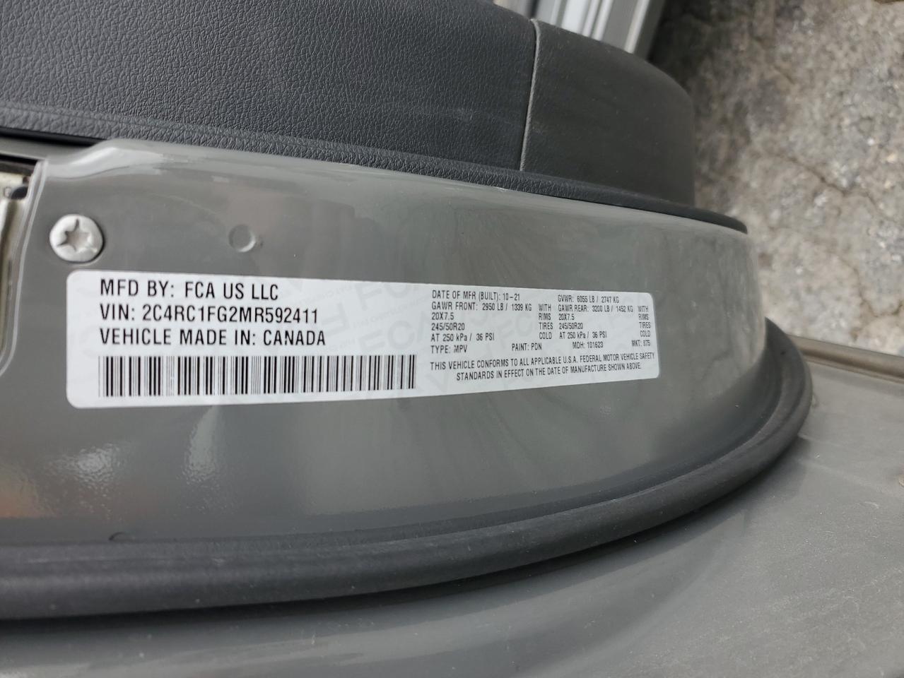 2021 CHRYSLER Pacifica