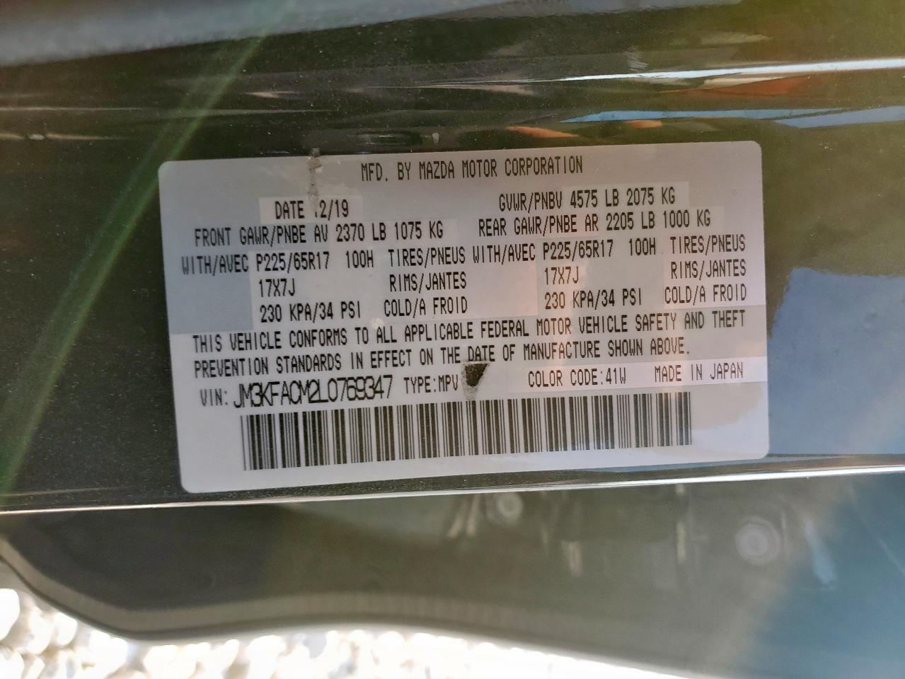 2020 MAZDA CX-5