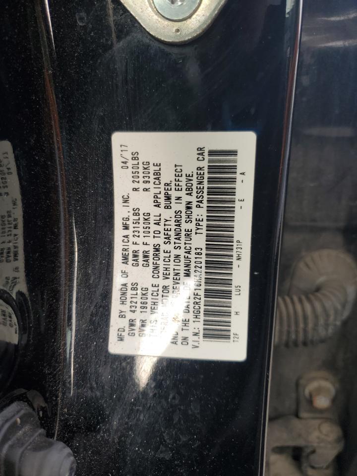 2017 HONDA ACCORD