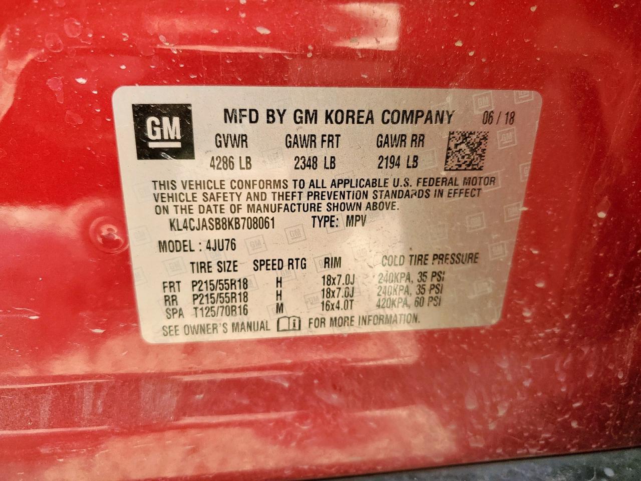 2019 BUICK ENCORE