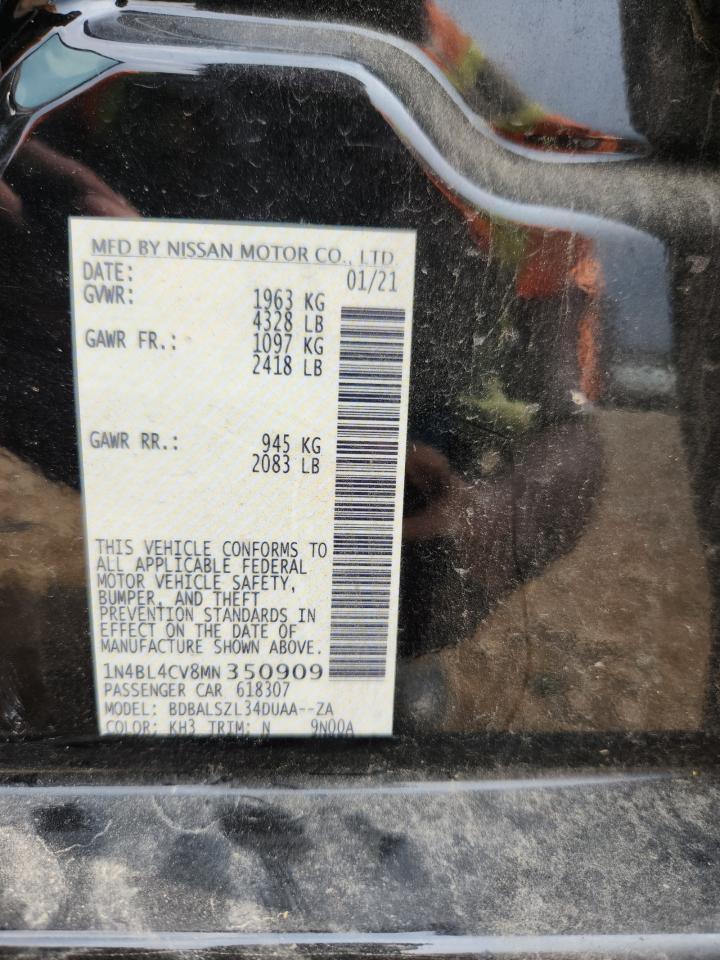 2021 NISSAN ALTIMA