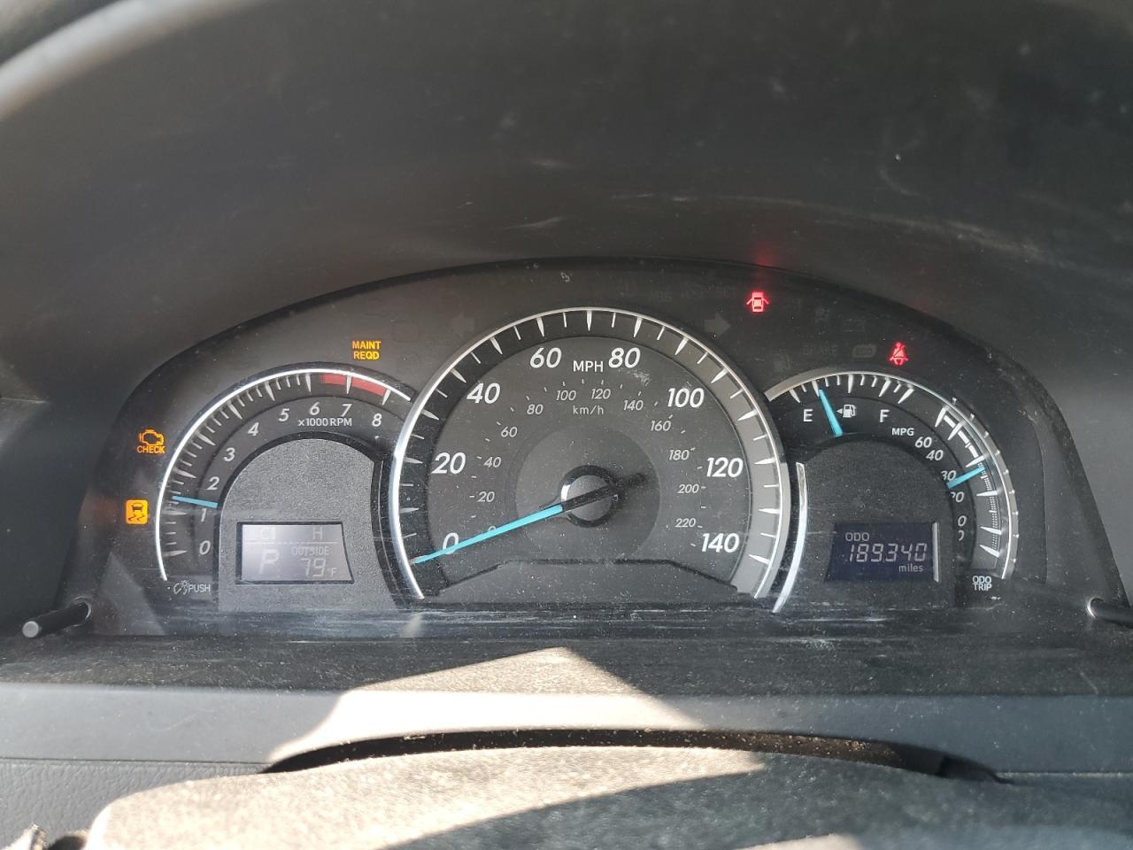 2012 TOYOTA CAMRY