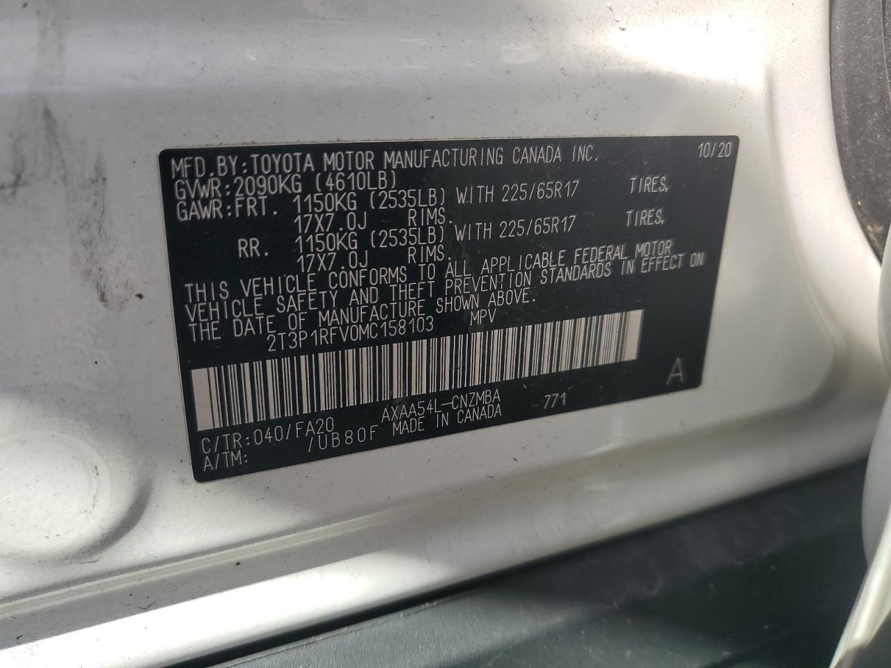 2021 TOYOTA RAV4