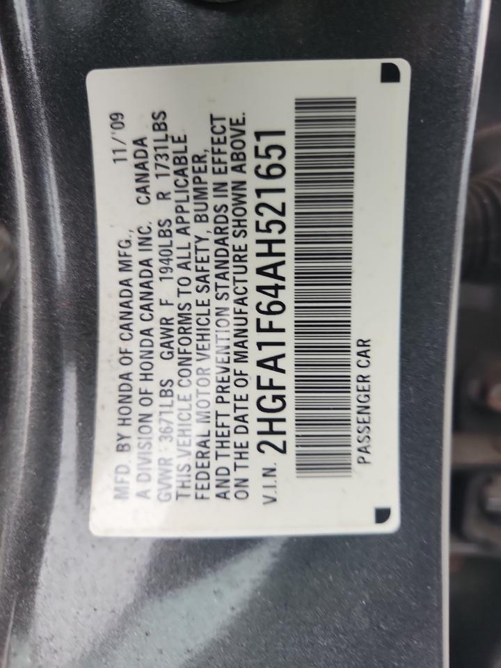 2010 HONDA CIVIC