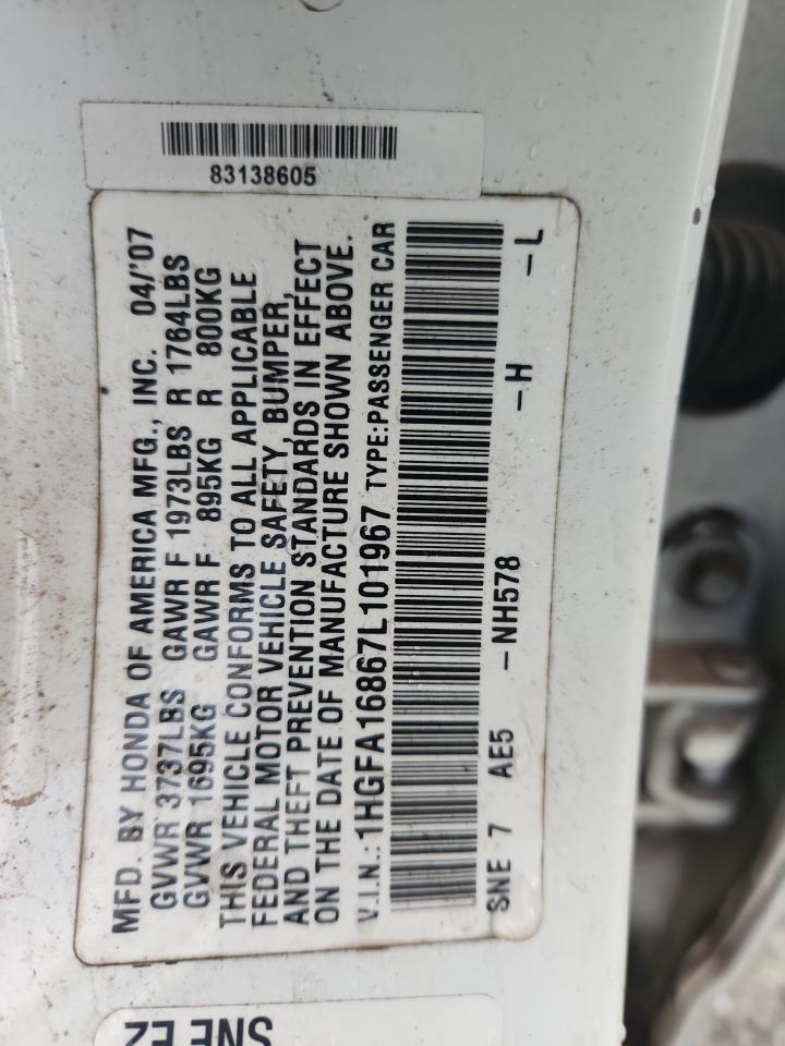 2007 HONDA CIVIC