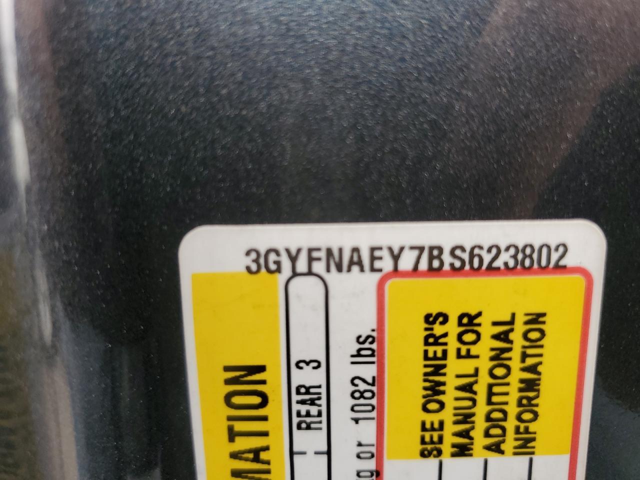 2011 CADILLAC SRX