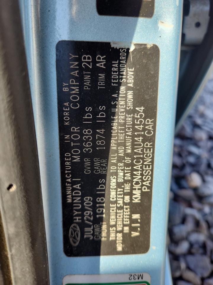 2010 HYUNDAI ACCENT