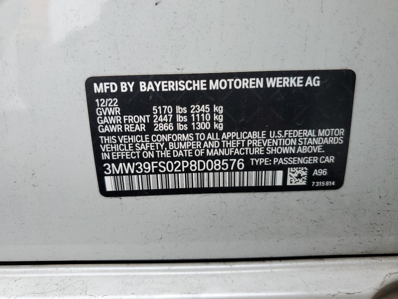 2023 BMW 3 SERIES