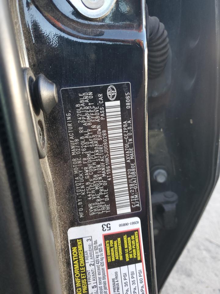 2018 TOYOTA CAMRY