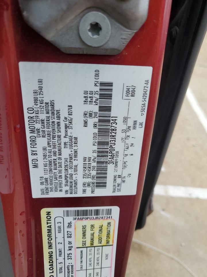 2018 FORD FUSION
