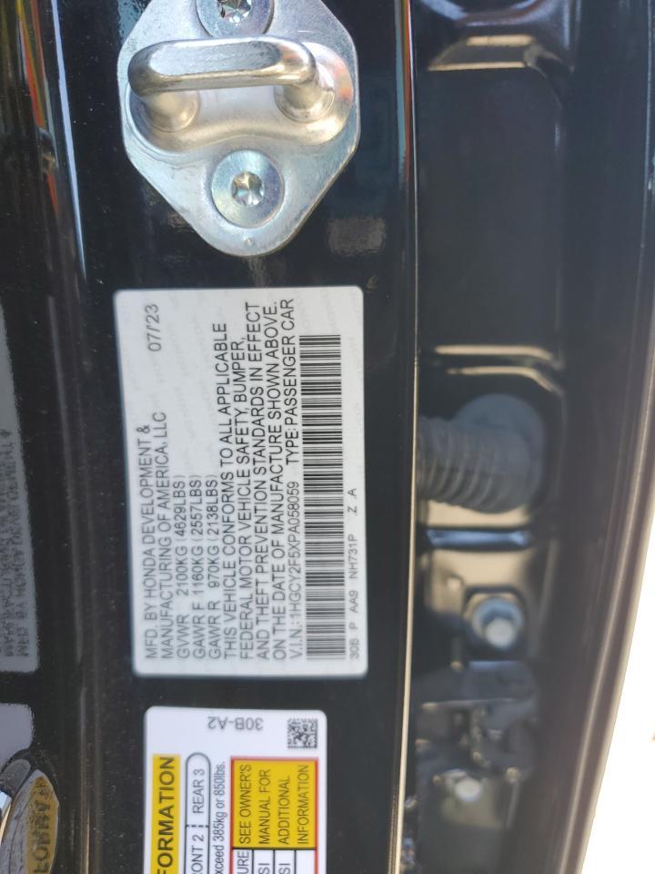 2023 HONDA ACCORD