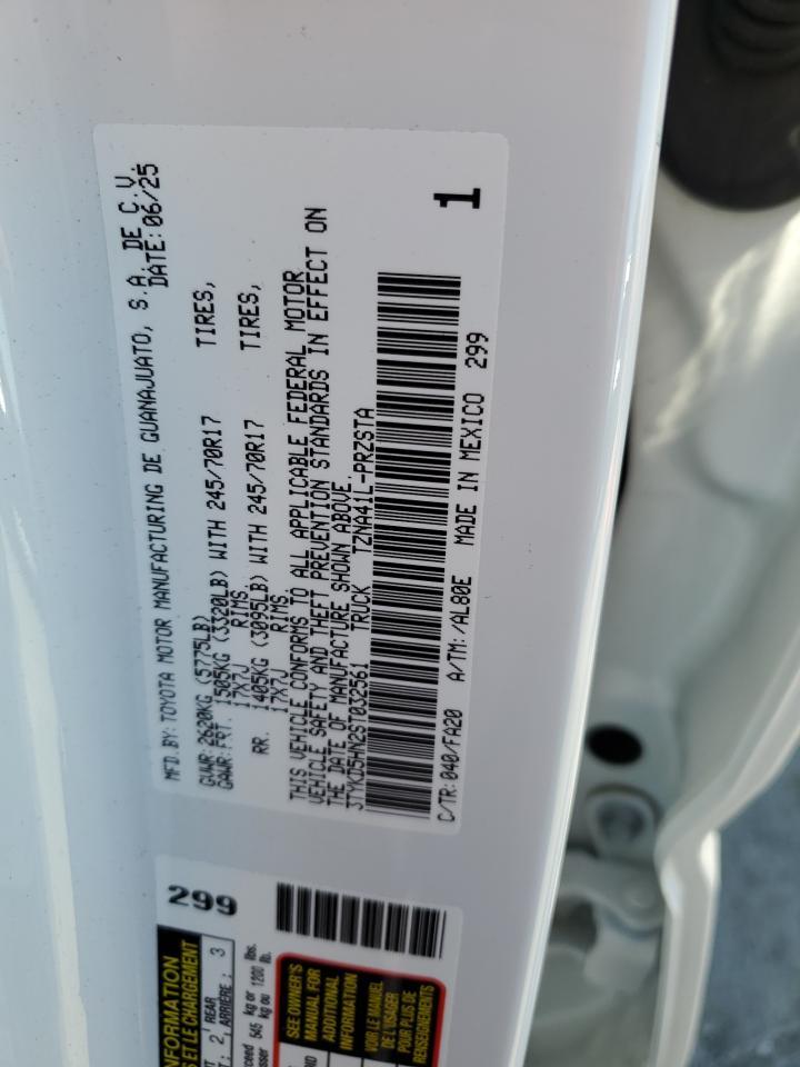 2025 TOYOTA TACOMA