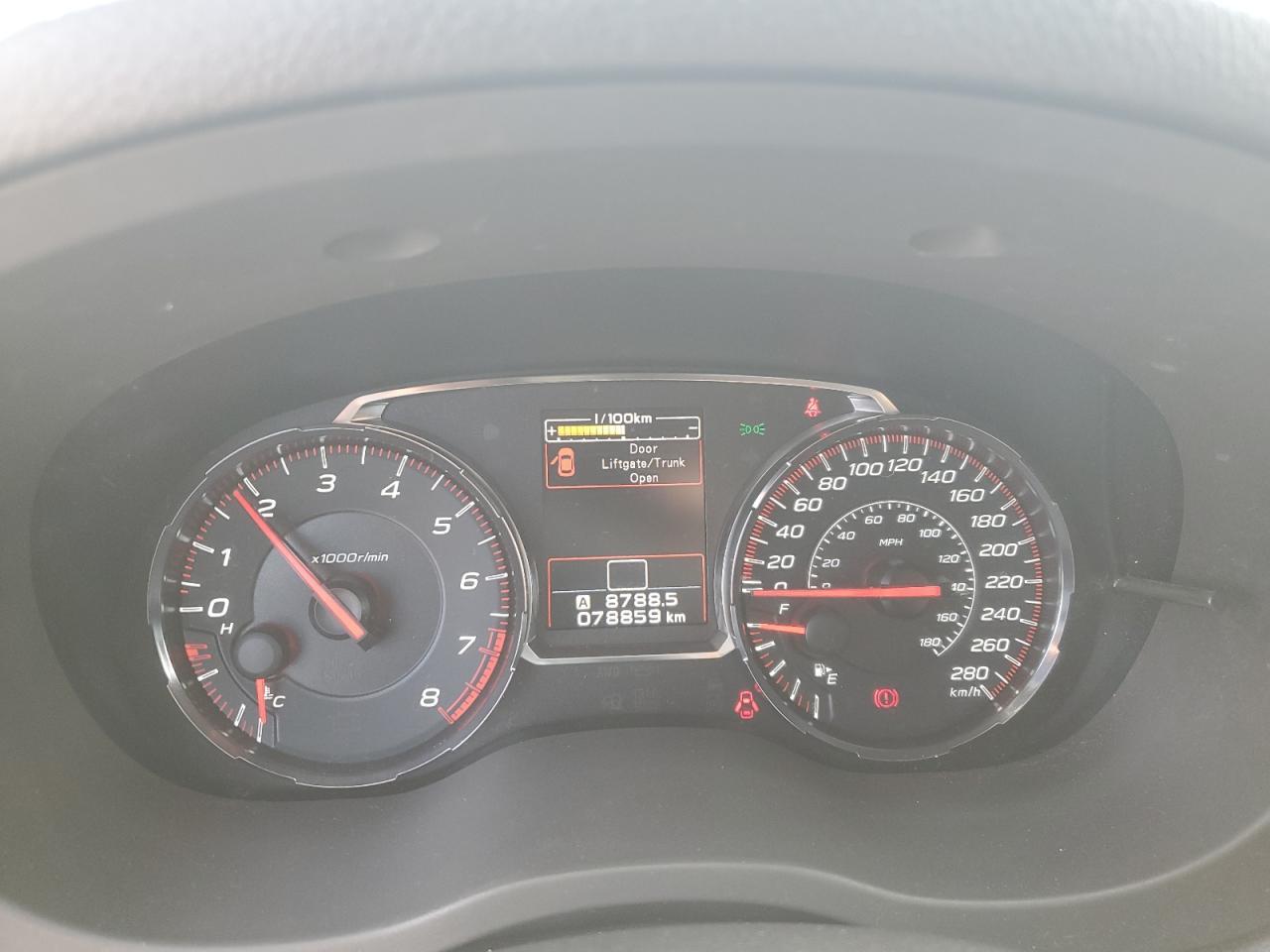 2019 SUBARU WRX
