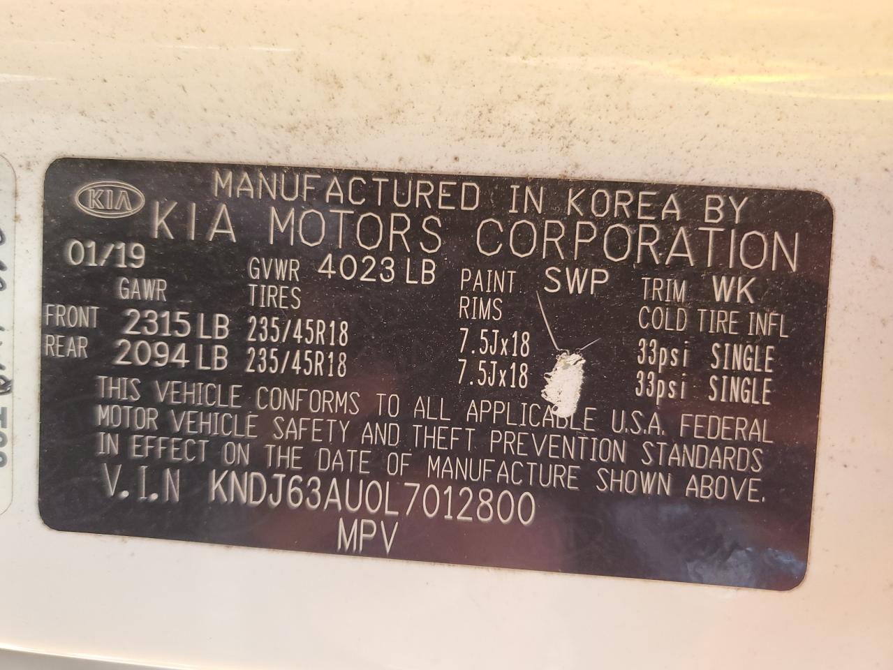 2020 KIA SOUL