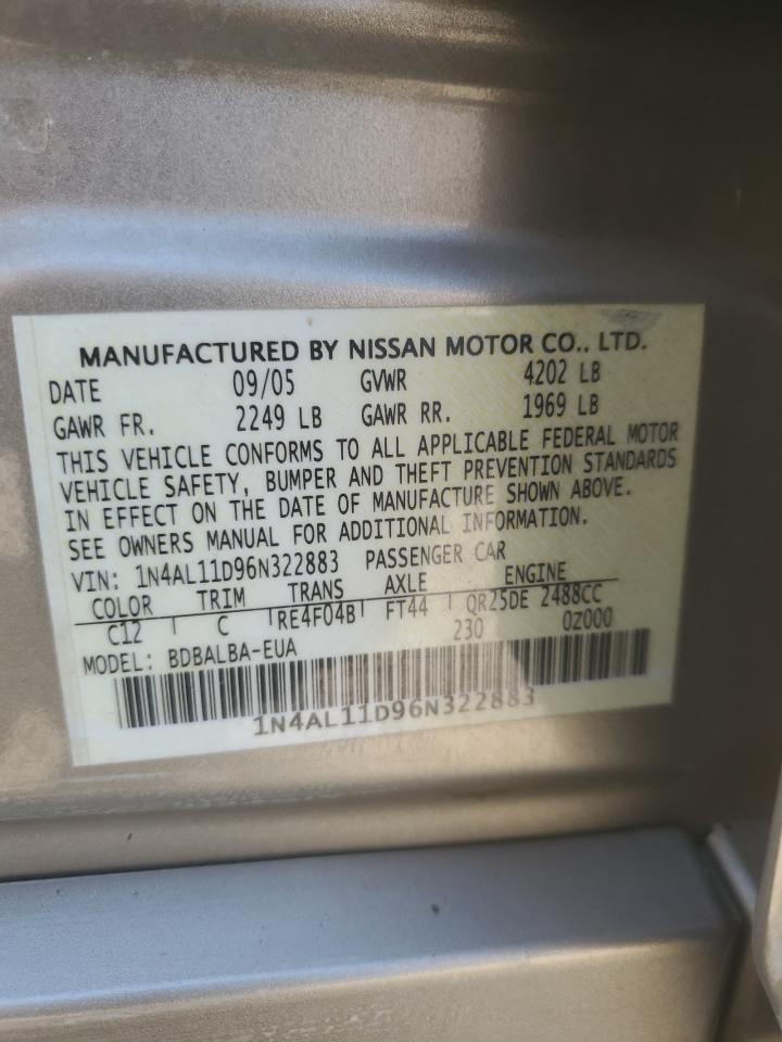 2006 NISSAN ALTIMA