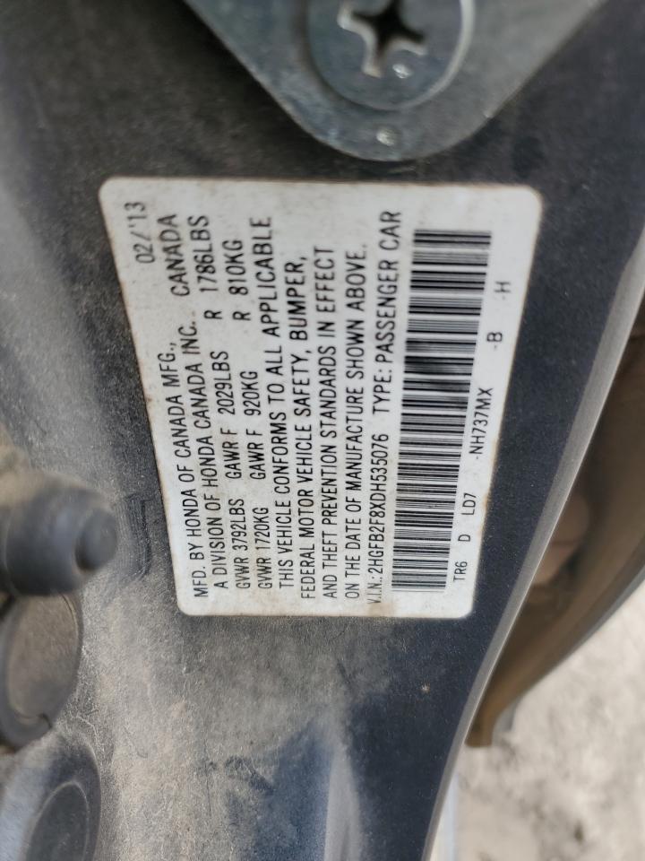 2013 HONDA CIVIC