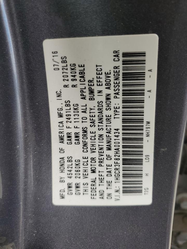 2017 HONDA ACCORD