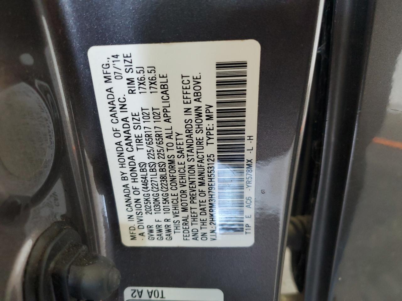 2014 HONDA CR-V