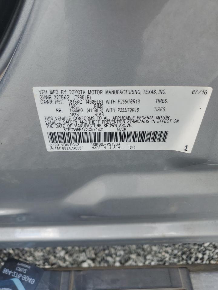 2016 TOYOTA TUNDRA