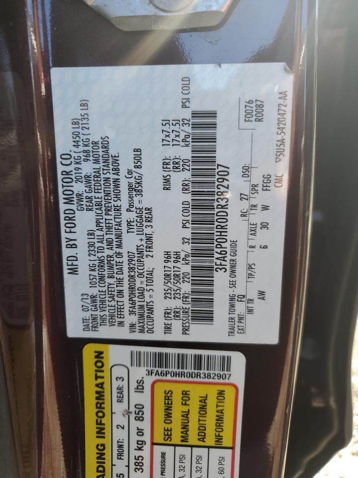 2013 FORD FUSION