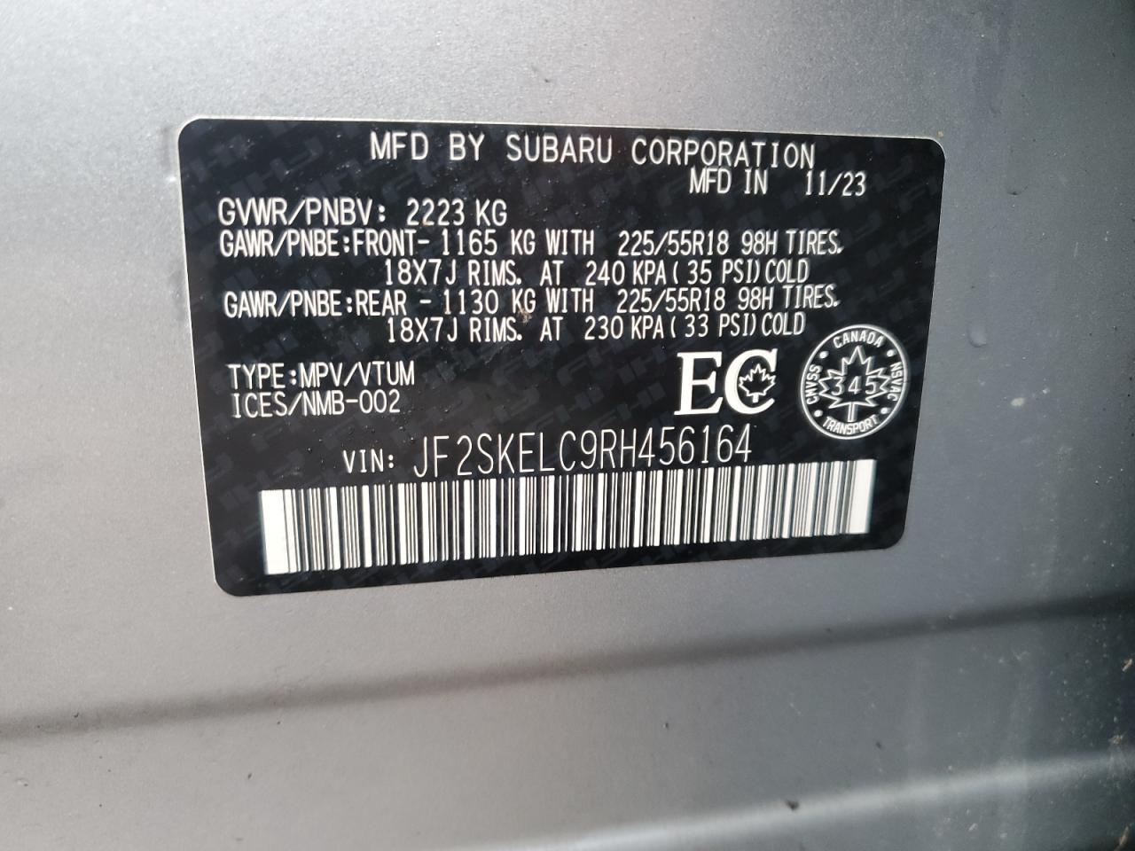 2024 SUBARU FORESTER