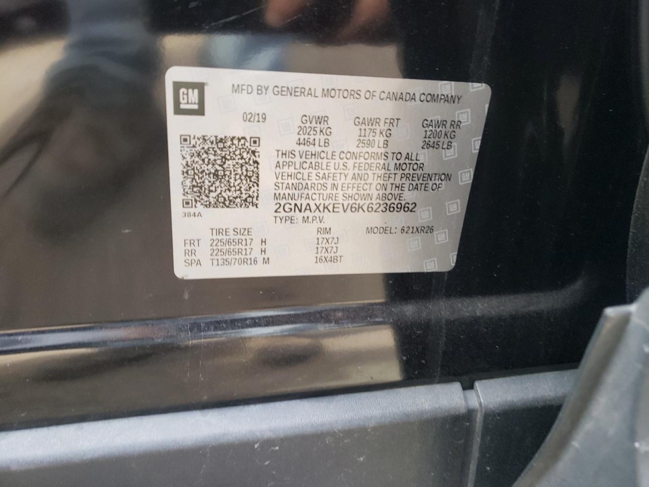 2019 CHEVROLET EQUINOX