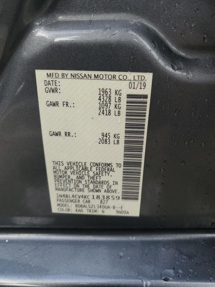 2019 NISSAN ALTIMA
