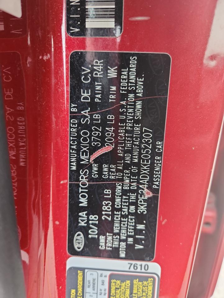 2019 KIA FORTE