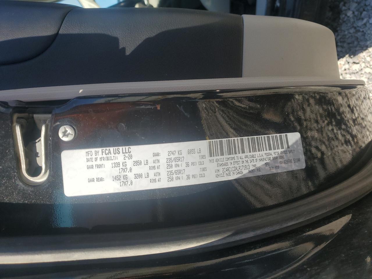 2020 CHRYSLER Voyager
