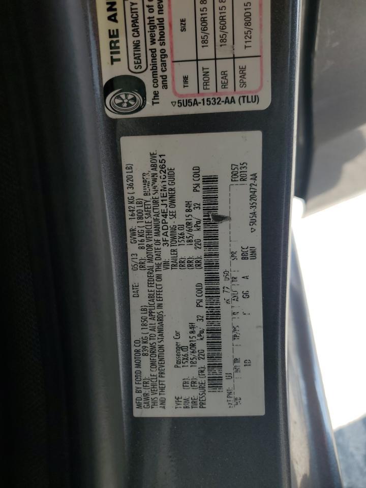 2014 FORD Fiesta