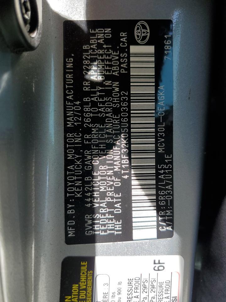 2005 TOYOTA CAMRY